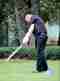 Luke Eggleston hitting an iron